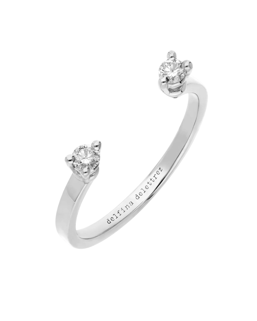 Diamond dots ring
